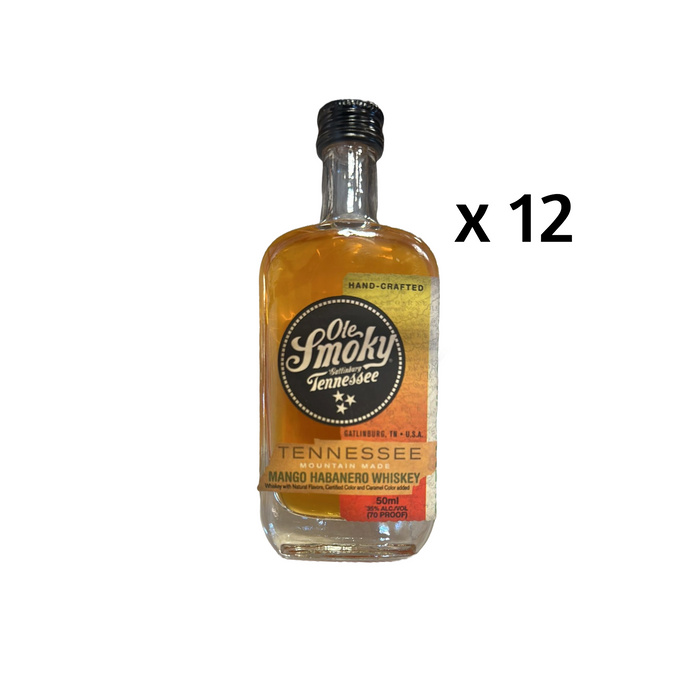 Ole Smoky Mango Habenero Whiskey Miniatures (12 x 50 ml))