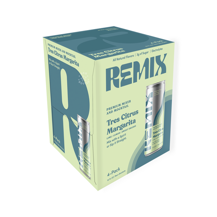 Remix Premium Mixer And Mocktail Tres Citrus Margarita (4 Pack)