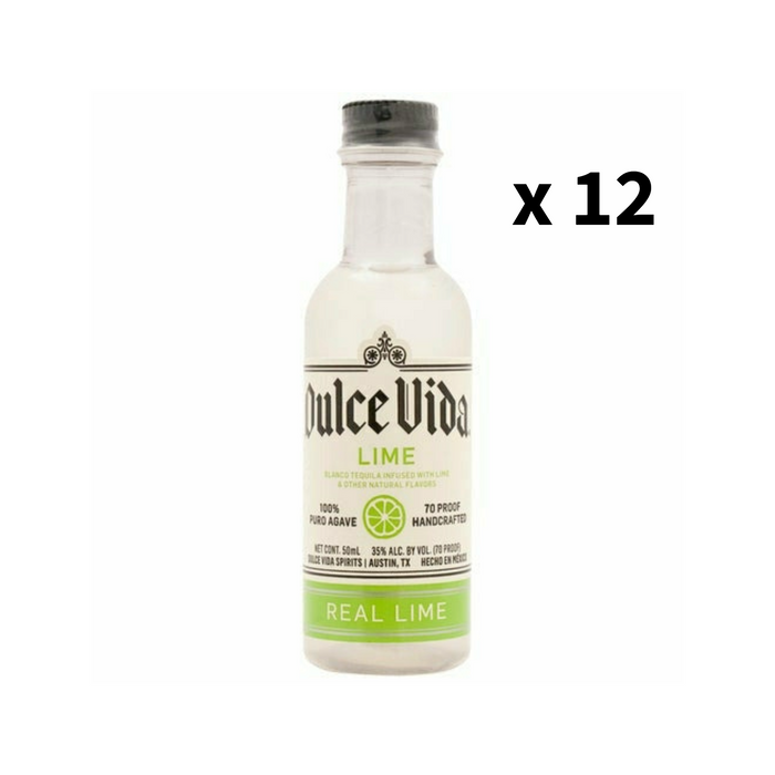 Dulce Vida Lime Tequila Miniature (12 Pack)