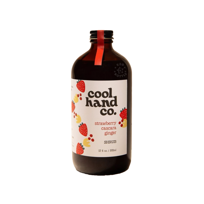 Cool Hand Co. Strawberry/Cascara/Ginger Shrub (17 oz)