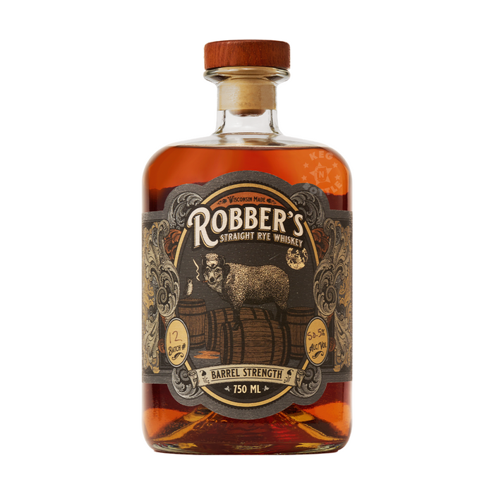 Robber's Straight Rye Whiskey (750 ml)