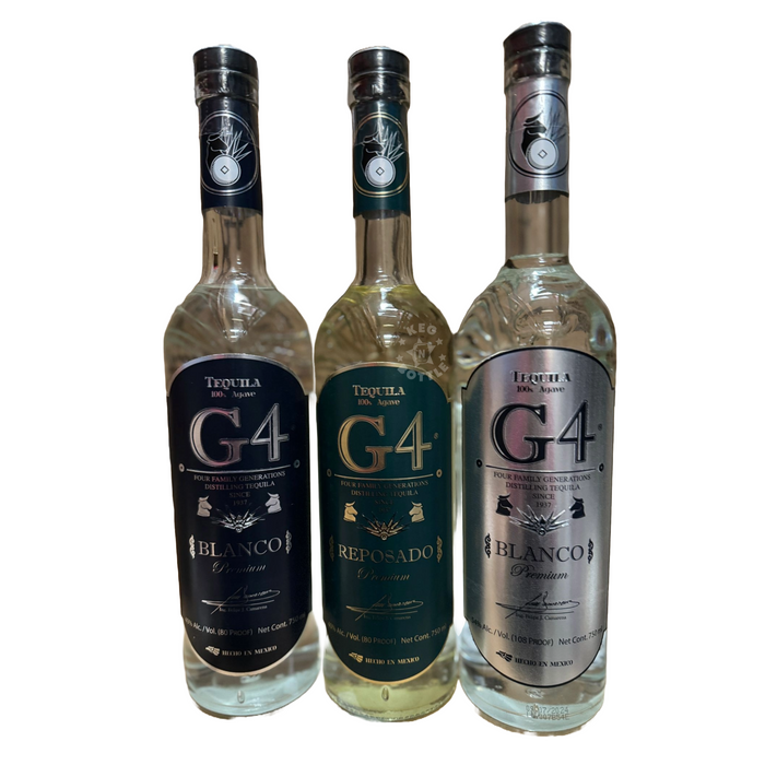 G4 Tequila Combo Pack (3 x 750 ml)