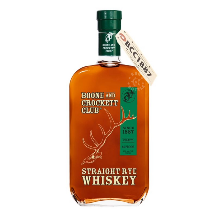 Boone and Crockett Club Straight Rye Whiskey (750 ml)