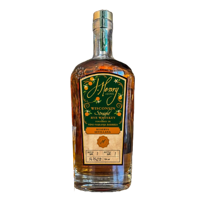 J. Henry & Sons Reserva Sevillana Straight Rye (750 ml)