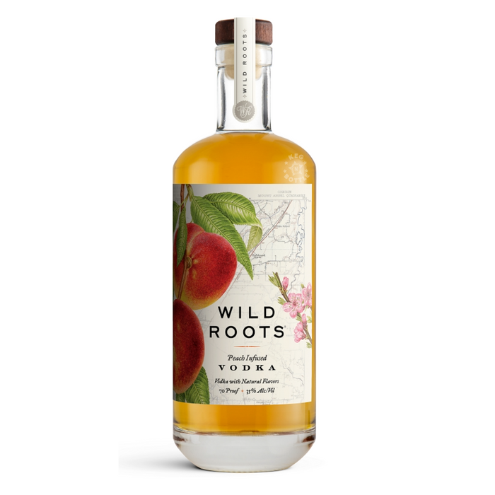 Wild Roots Peach Infused Vodka (750 ml)