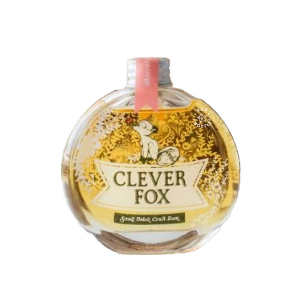 Clever Fox Reposado Rum Festive Holiday Ornament Edition Minis, 50ml