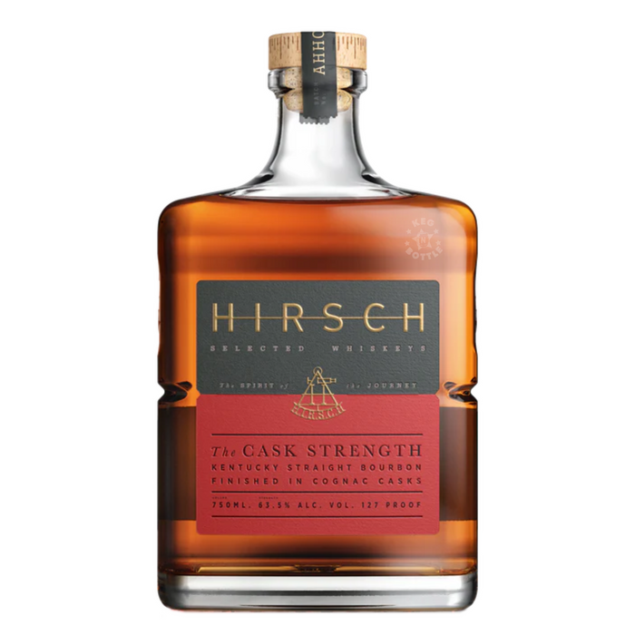 Hirsch Cask Strength Cognac Finished Bourbon Whiskey (750 ml)