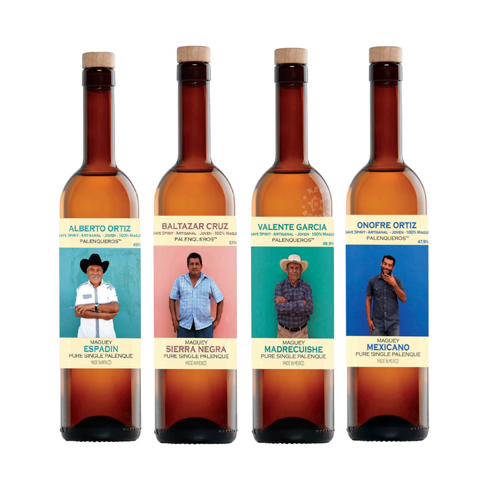 Palenqueros Mezcal Combo Pack (4 x 750 ml)