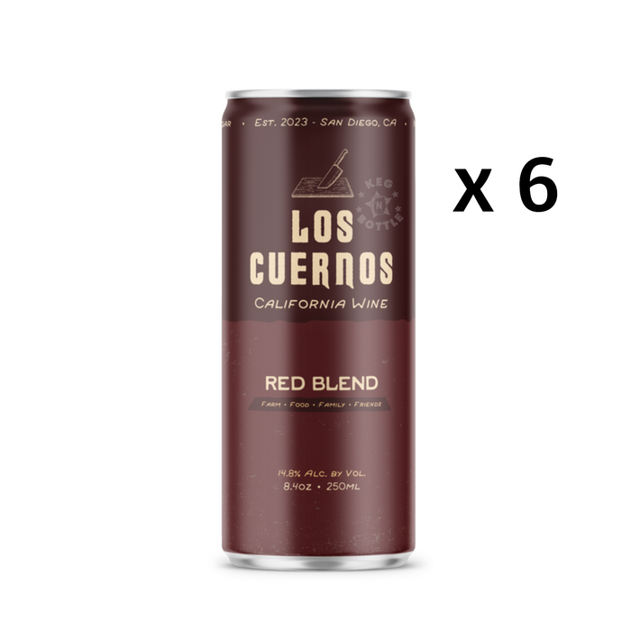 Los Cuernos Red Blend (6 Pack)