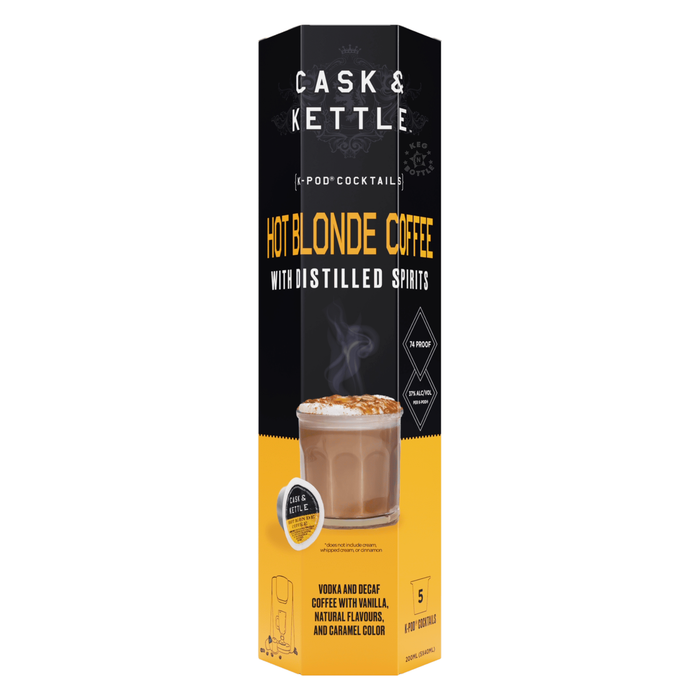 Cask & Kettle Hot Blonde Coffee K-Pods (200 ml)