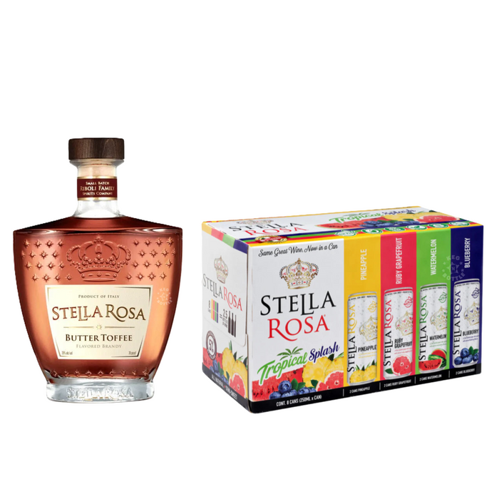 Stella Rosa Butter Toffee Brandy & Tropical Splash Combo Pack