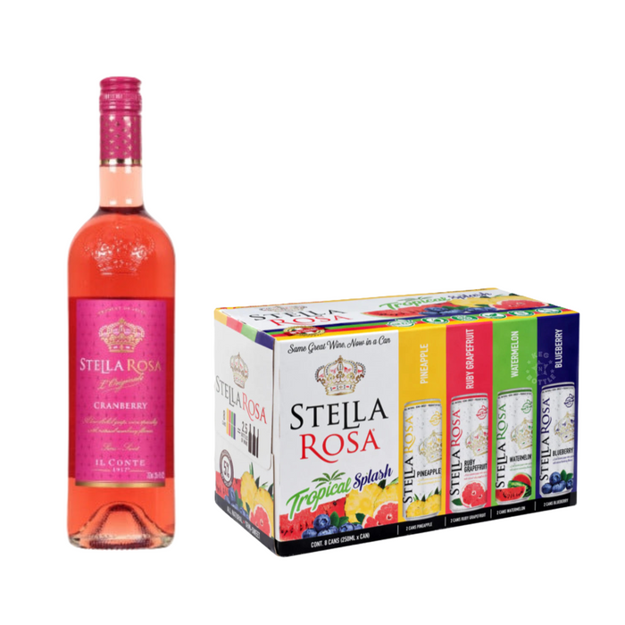 Stella Rosa Cranberry & Tropical Splash Combo Pack