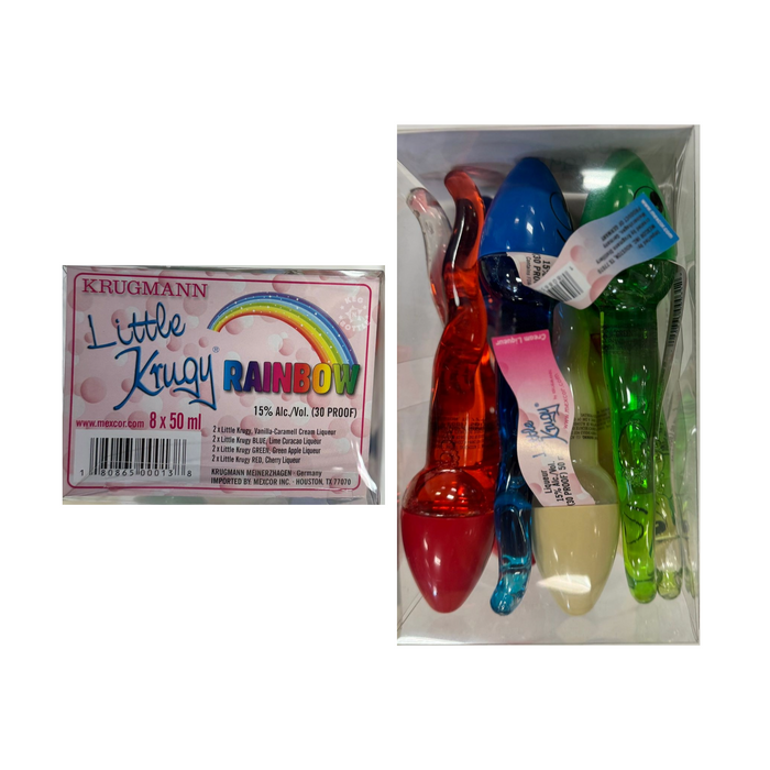Little Krugy Rainbow Liqueur Shots (8 Pack)