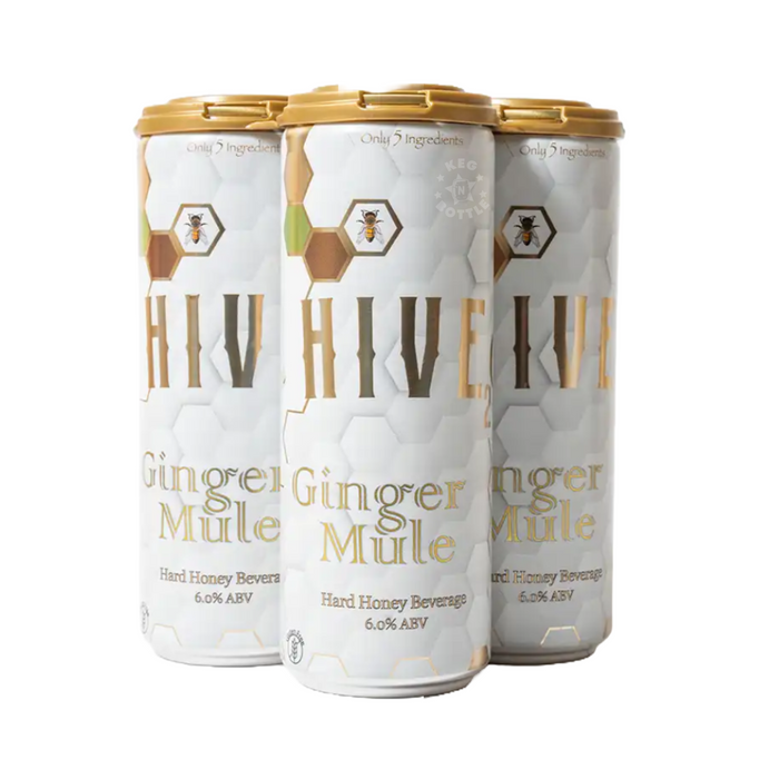 Hive Ginger Mule Hard Honey Beverage (4 Pack)