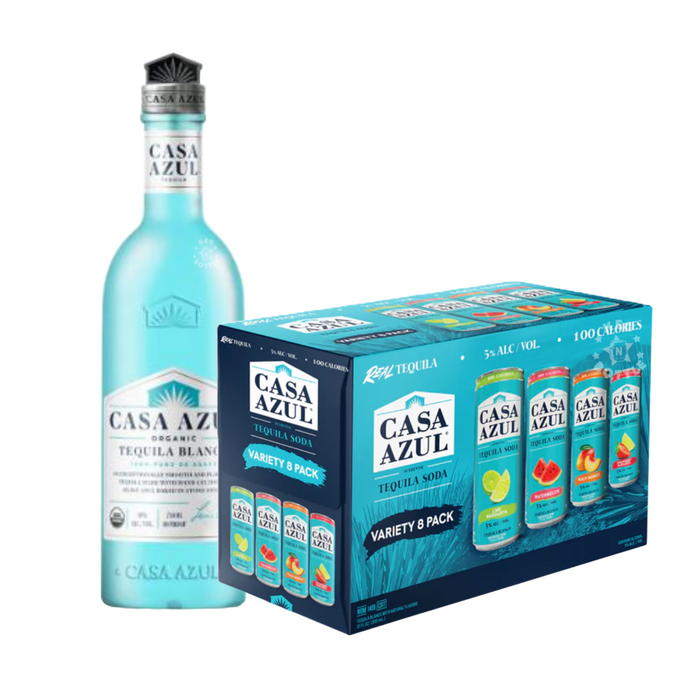 Casa Azul Blanco & Tequila Soda Variety Pack $5 Instant Venmo Rebate