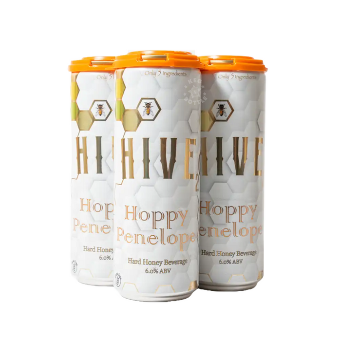 Hive Hoppy Penelope Hard Honey Beverage (4 Pack)