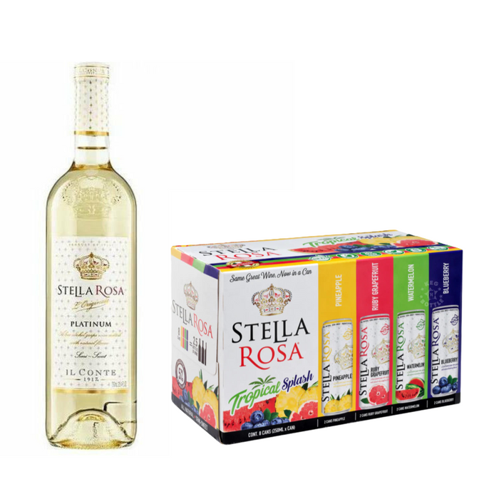 Stella Rosa Platinum French Vanilla & Tropical Splash Combo Pack