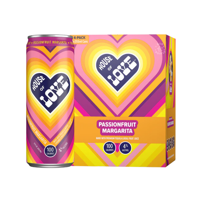 RuPaul's House of Love Passionfruit Margarita (4 Pack)