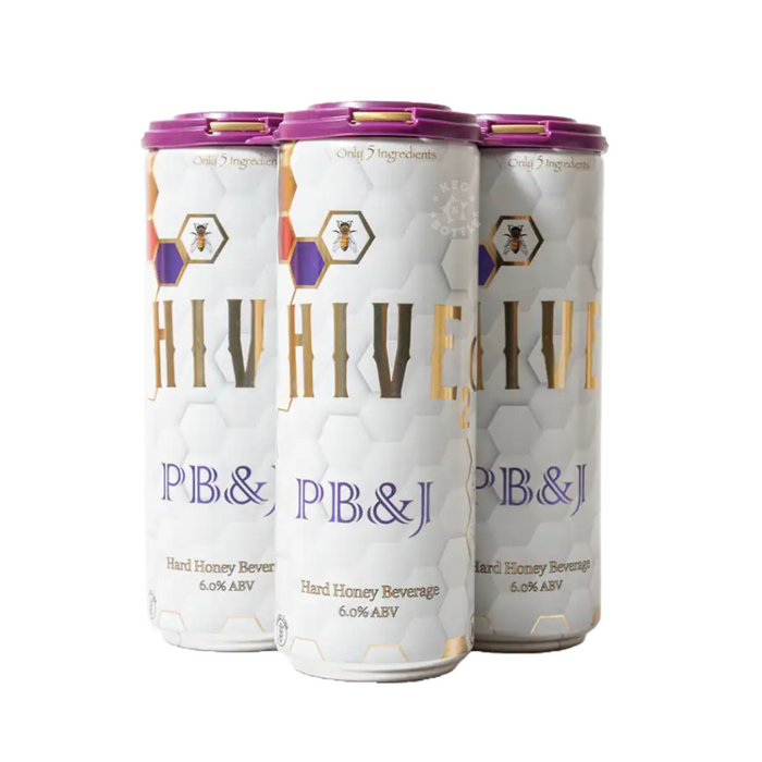 Hive PB&J Hard Honey Beverage (4 Pack)