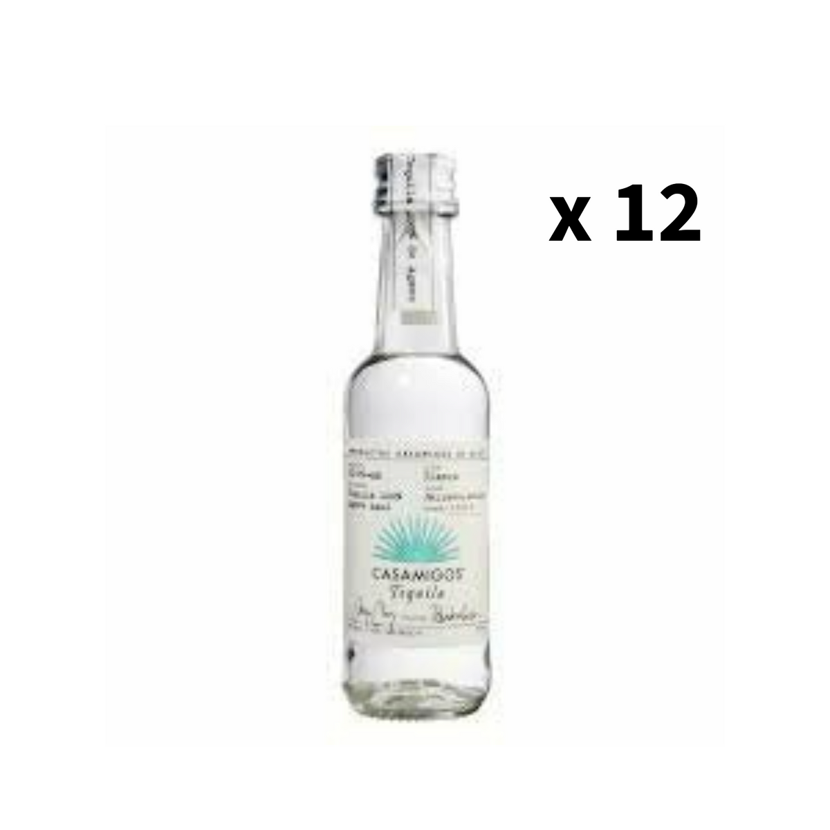 Casamigos Blanco Tequila 12 x 50ml  Mini Alcohol Bottles – Bourbon Central