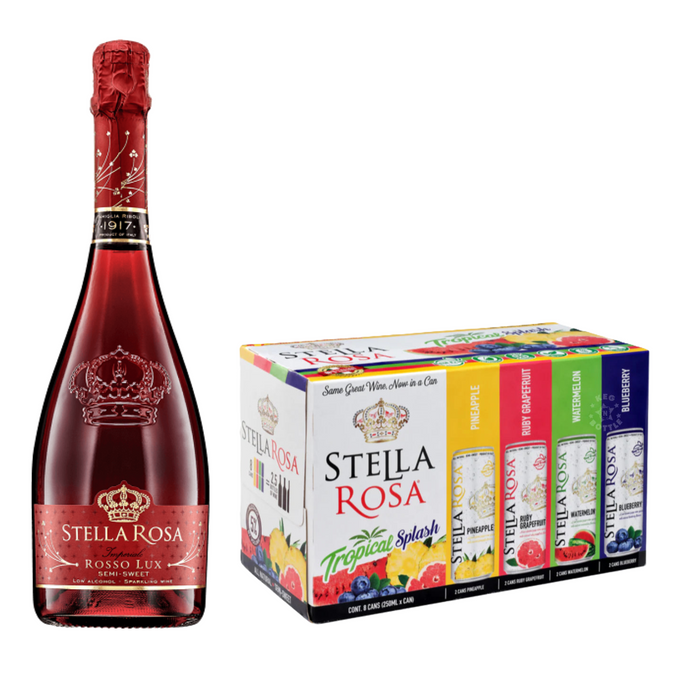 Stella Rosa Rosso Lux & Tropical Splash Combo Pack