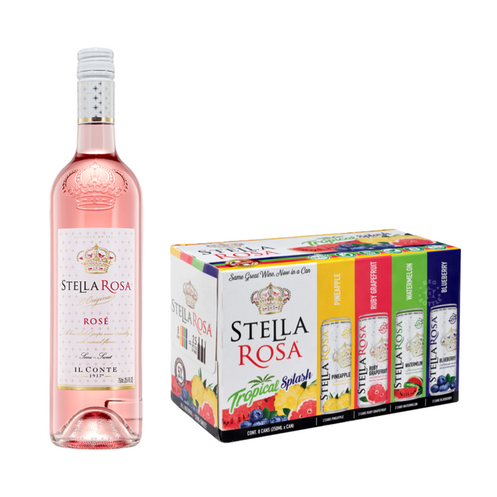 Stella Rosa Rosé & Tropical Splash Combo Pack