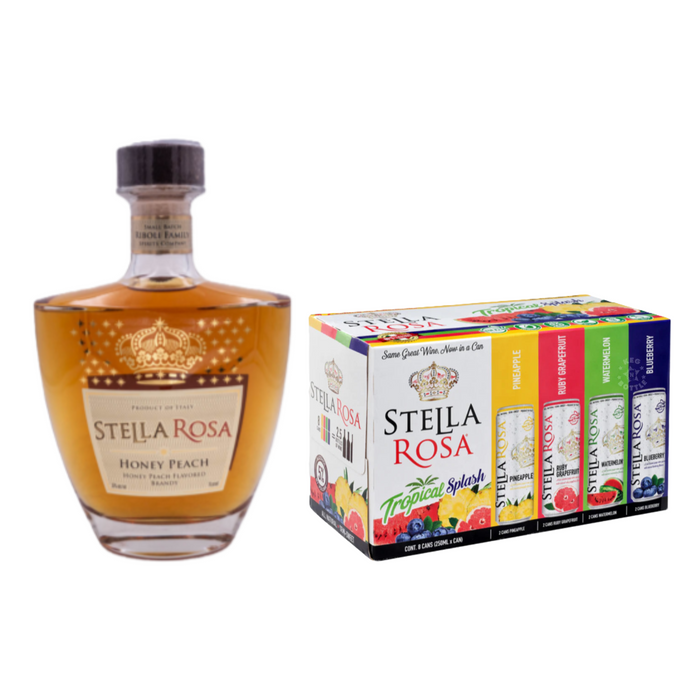 Stella Rosa Honey Peach Brandy & Tropical Splash Combo Pack