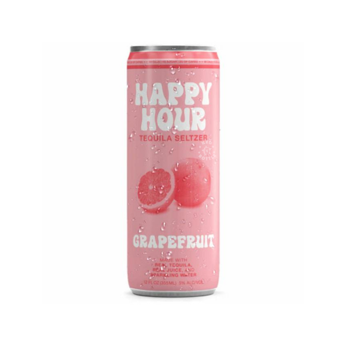 Happy Hour Grapefruit Tequila Seltzer (4 Pack)