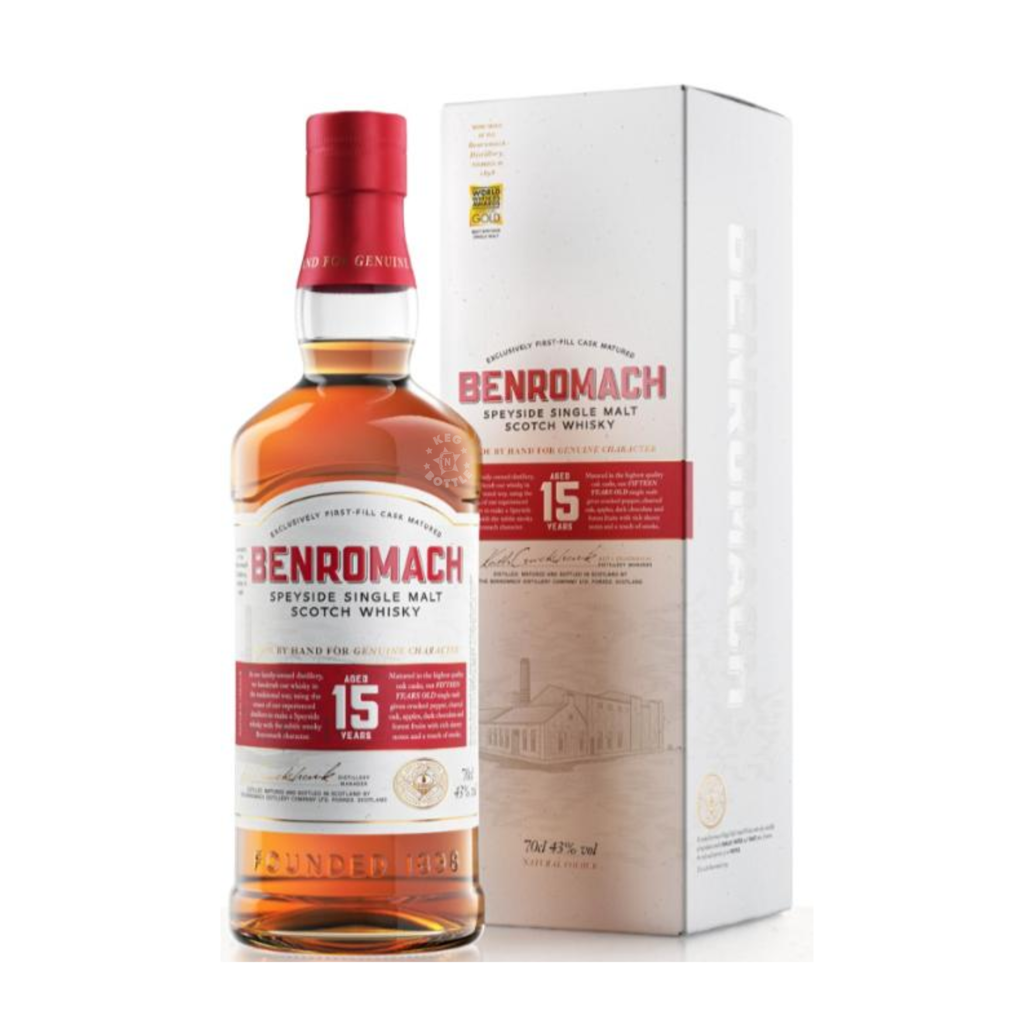 Benromach 15 Year Single Malt Scotch Whisky (750 ml)