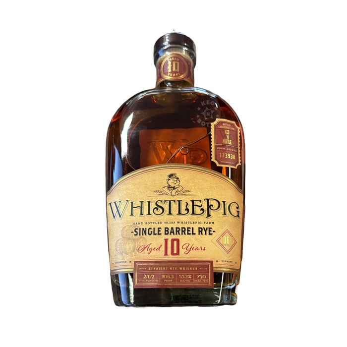 Whistlepig 10 Year Single Barrel Rye Keg N Bottle Pick (750 ml)