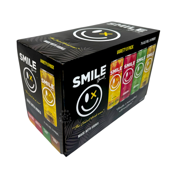 Smile Spirits Variety Vodka Cocktails (8 Pack)