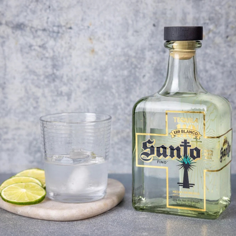 Santo Blanco 110 Proof Tequila (750 ml)