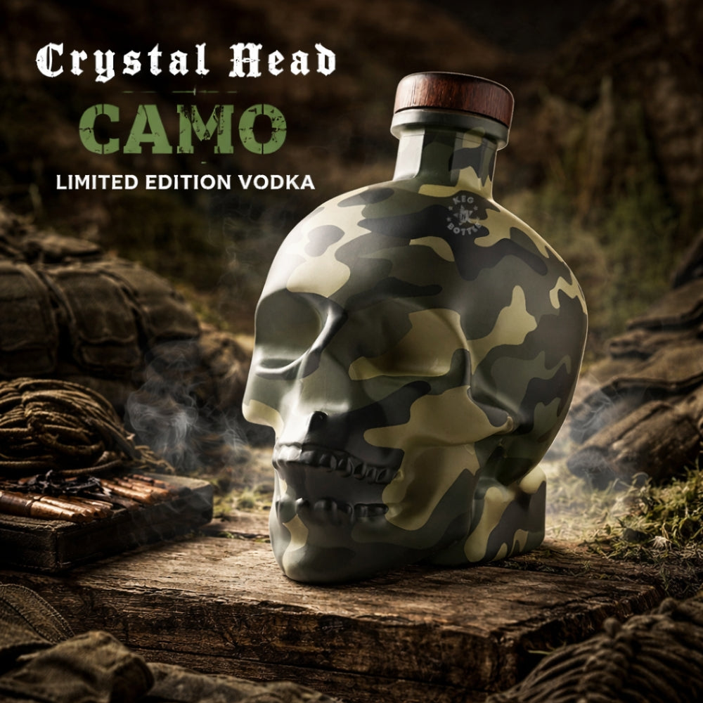 Crystal Head Camo Limited Edition Vodka 6-Pack (6 x 750mL)