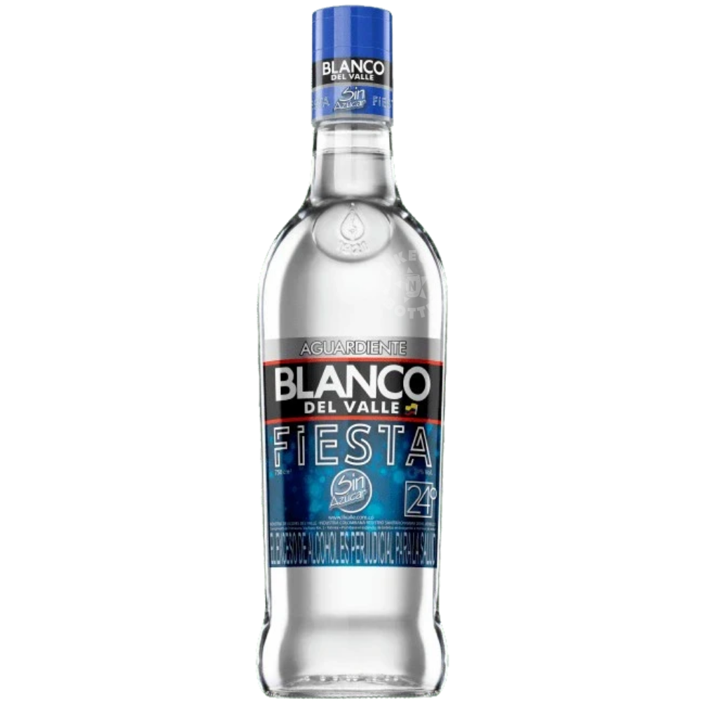 Blanco del Valle Aguardiente Fiesta Sugar Free (750ml)