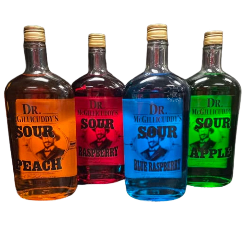 Dr. McGillicuddy’s Sour Flavors Variety Pack (4 x 750 ml)