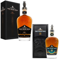 WhistlePig Boss Hog XII 'Feather & Flame' + WhistlePig The Boss Hog XIII 'The Golden Pharaoh' Whiskey Bundle (2x750mL)