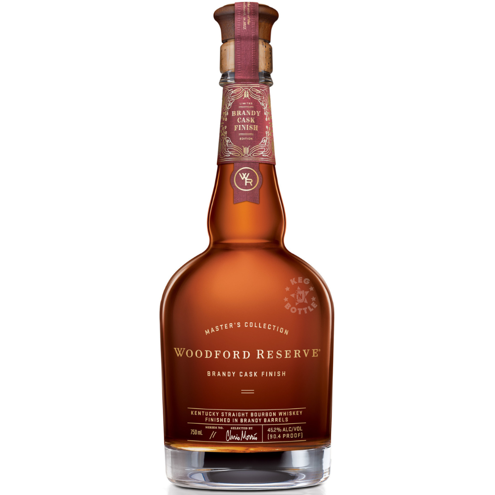 Woodford Reserve Master's Collection Brandy Cask Finish Kentucky Straight Bourbon Whiskey 700mL limited-edition bourbon finished in brandy casks.