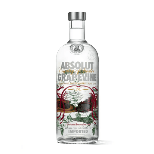 Absolut Grapevine Vodka (1 L) - Keg N Bottle