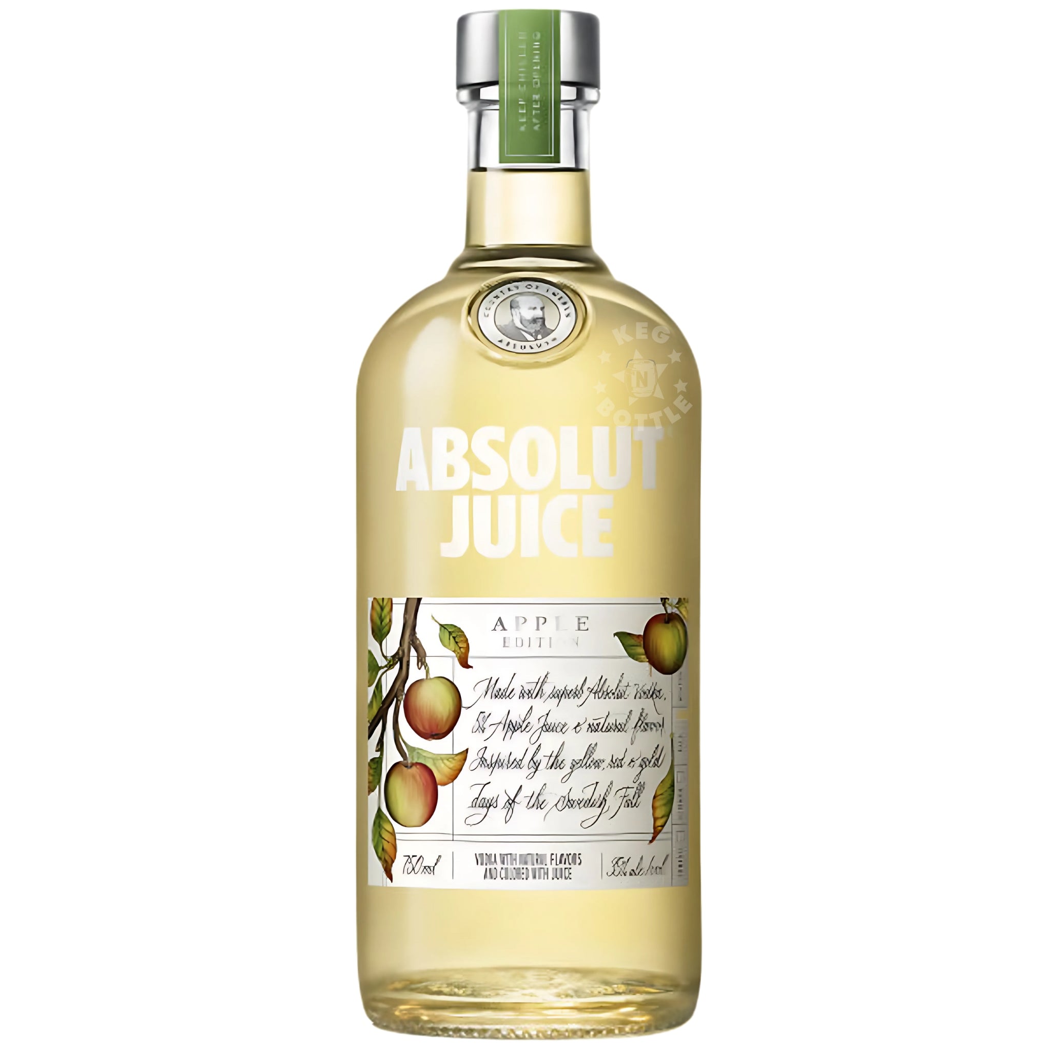 Absolut Juice Apple Edition Vodka (750 mL) - Keg N Bottle