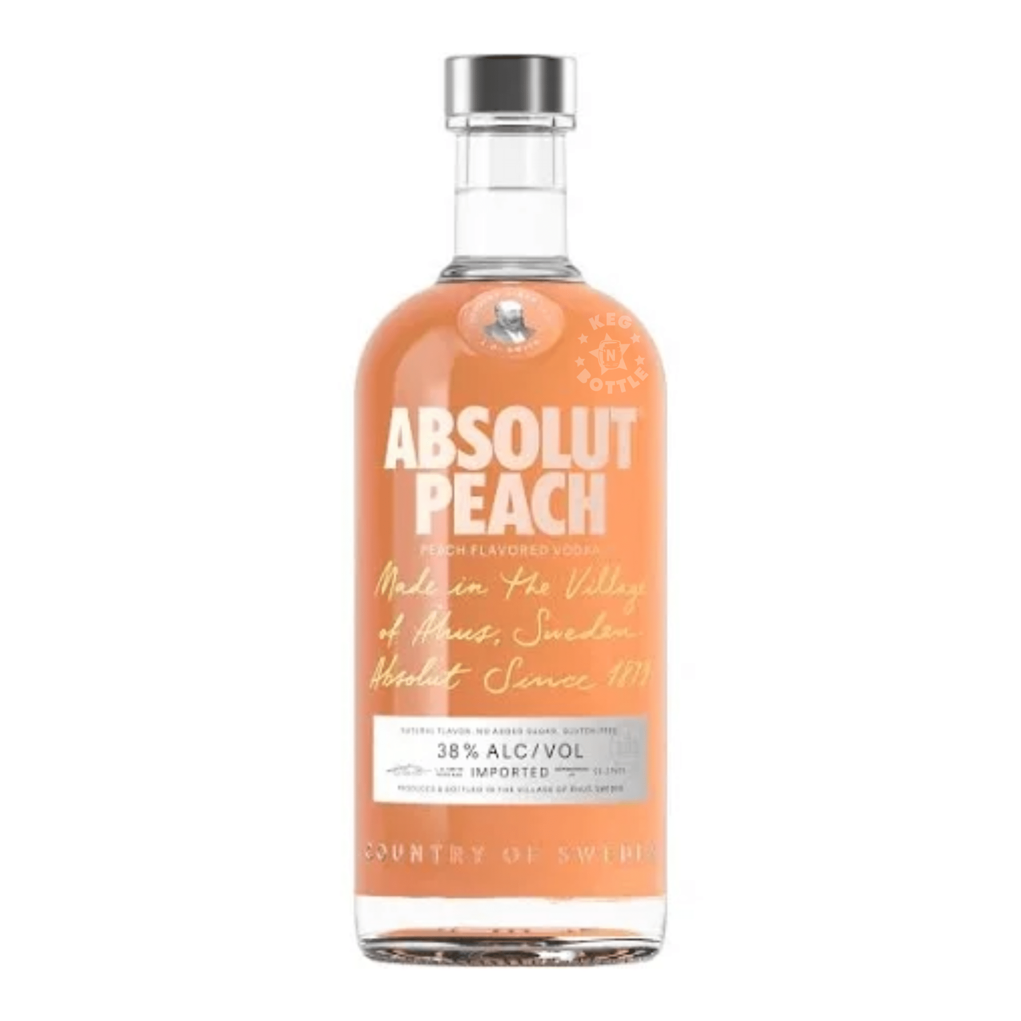 Absolut Peach Vodka (750 ml) - Keg N Bottle