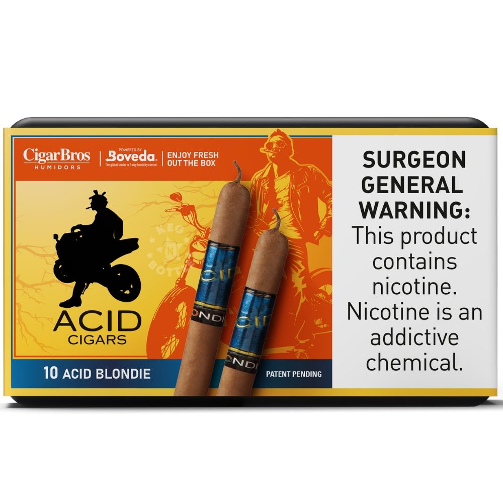 Acid Premium Cigars Set + Personal Humidor by CigarBros | Keg N Bottle