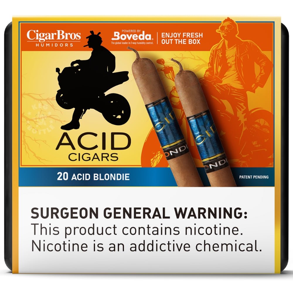 Acid Premium Cigars Set + Personal Humidor by CigarBros | Keg N Bottle