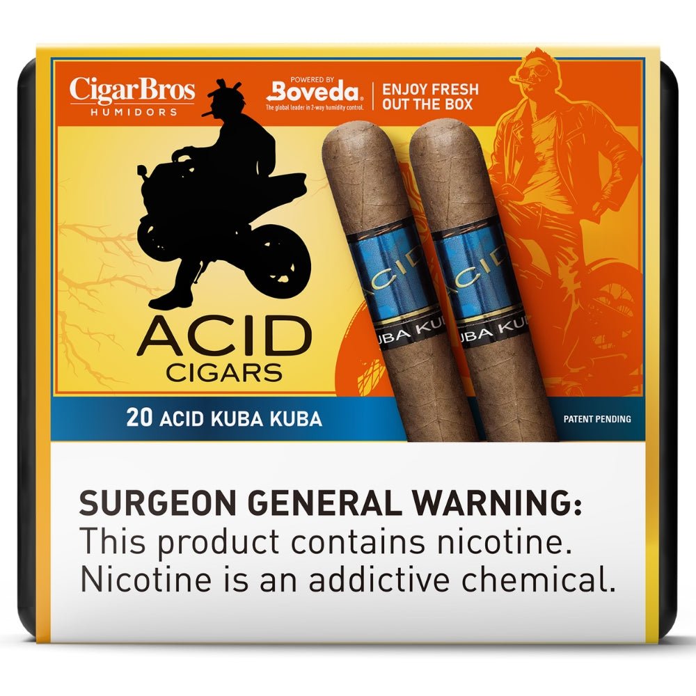 Acid Premium Cigars Set + Personal Humidor by CigarBros | Keg N Bottle