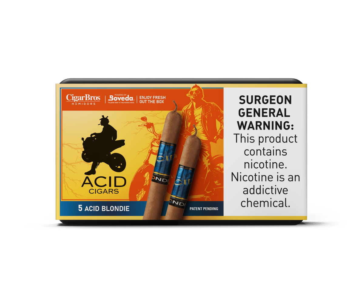 Acid Premium Cigars Set + Personal Humidor by CigarBros | Keg N Bottle