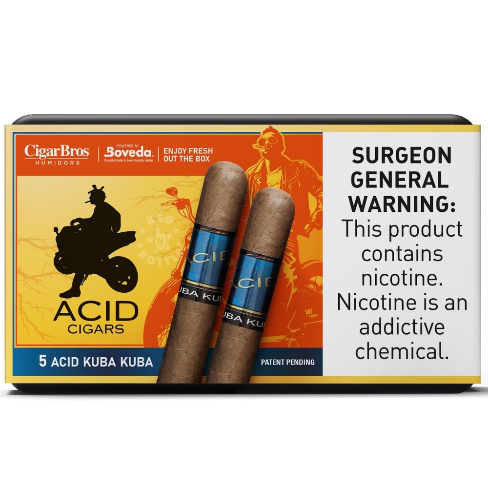 Acid Premium Cigars Set + Personal Humidor by CigarBros | Keg N Bottle