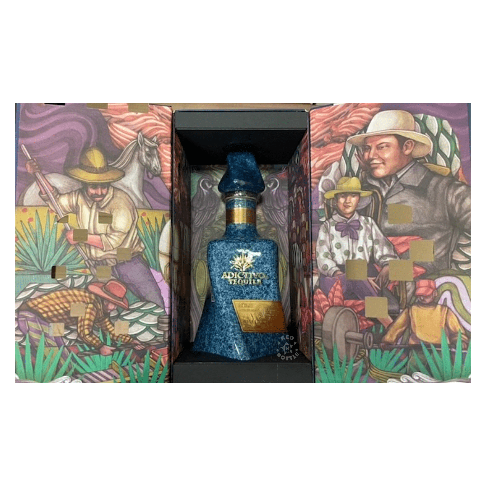 Adictivo Anejo Ceramica Tequila (750mL) - Keg N Bottle