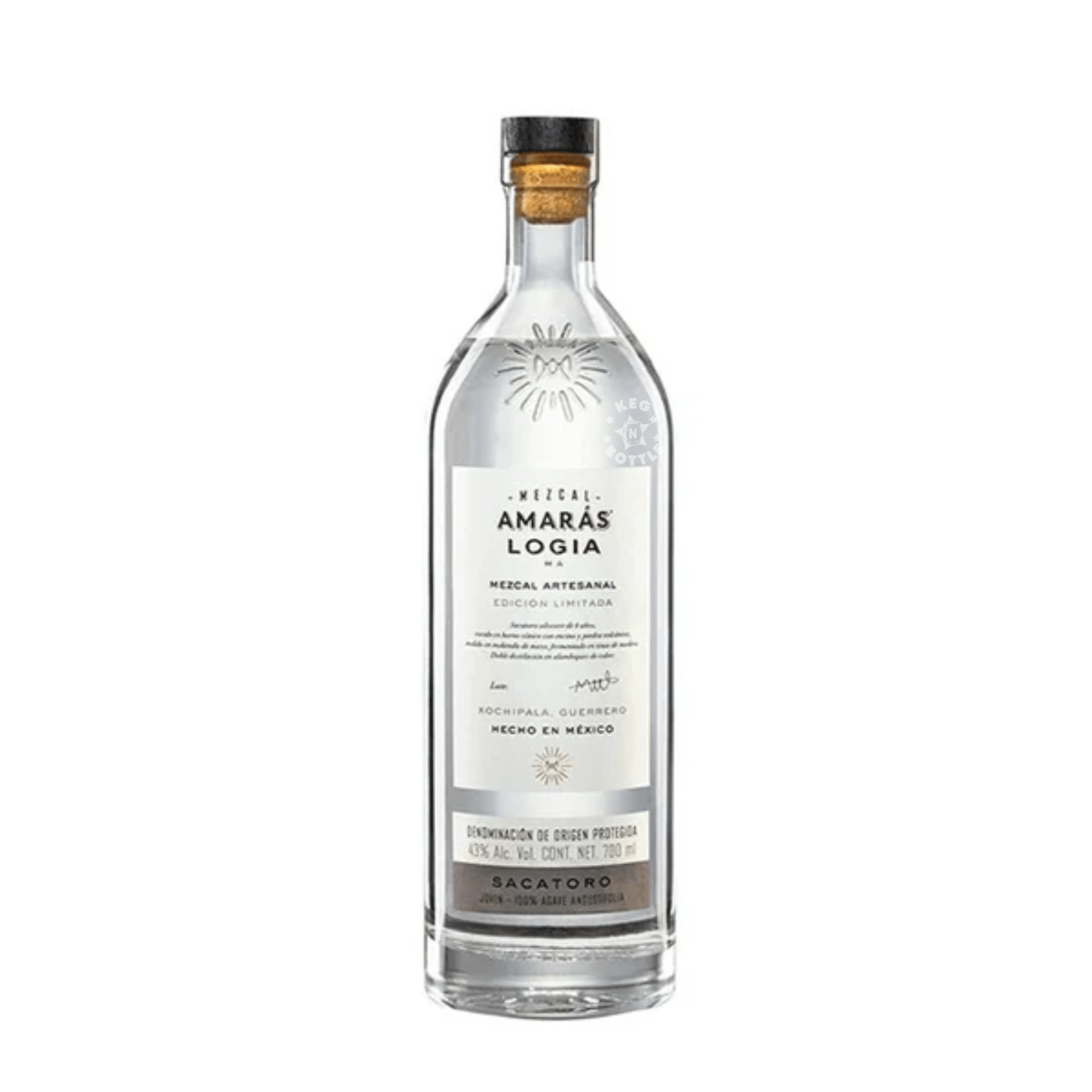 Amaras Logia Sacatoro Mezcal (750 ml) - Keg N Bottle