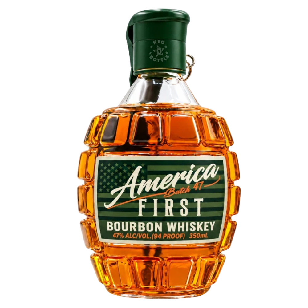 America First Grenade Bourbon Whiskey (750mL) | Keg N Bottle