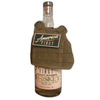 America First Straight Bourbon Whiskey with 1 Vest included (750 ml)