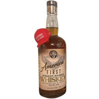 America First Straight Bourbon Whiskey with Hat Topper (750 ml)